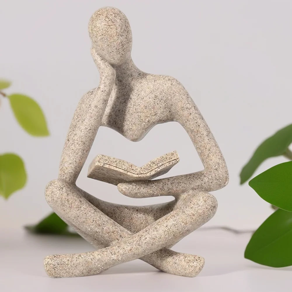 Pondera - Abstract Modern Thinking Figurine