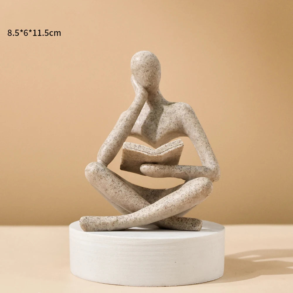 Pondera - Abstract Modern Thinking Figurine