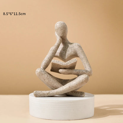 Pondera - Abstract Modern Thinking Figurine