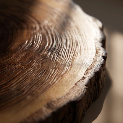 Rindara - Tree Ring Texture Wall Clock