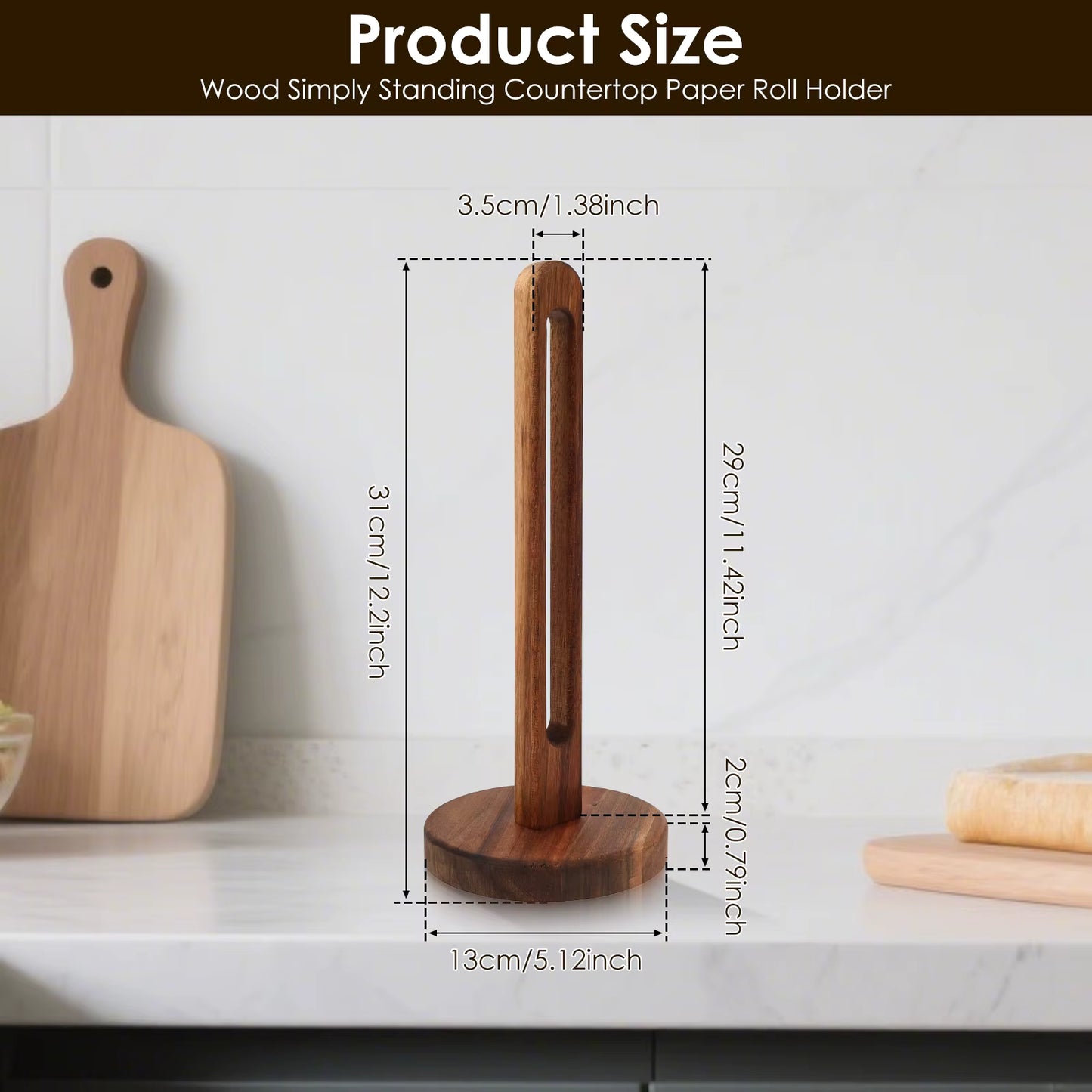 Spoolix - Standing Countertop Roll Dispenser