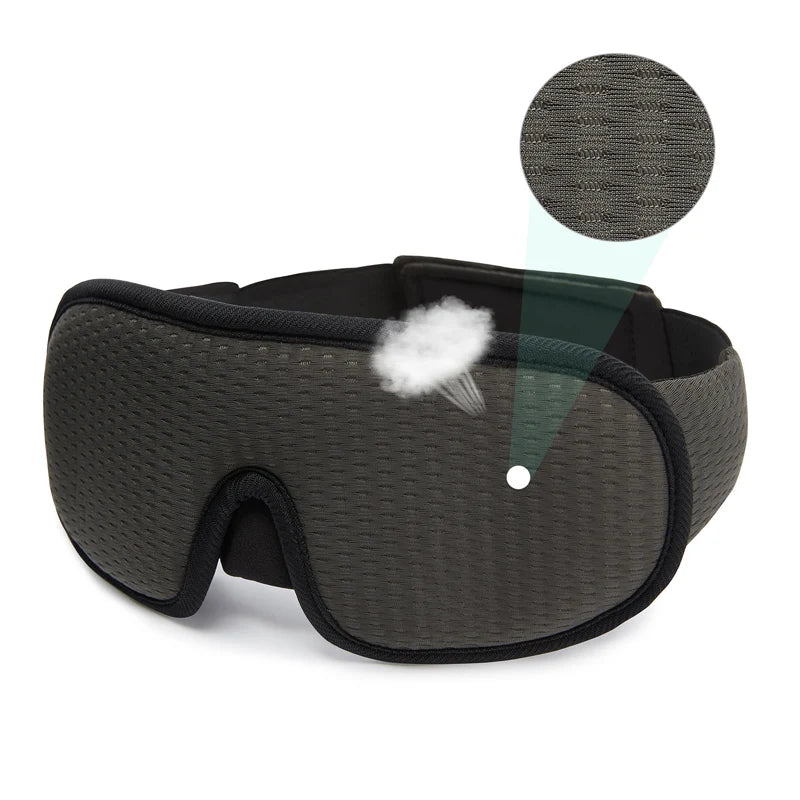 Noctura - Contoured 3D Sleep Mask — Grey