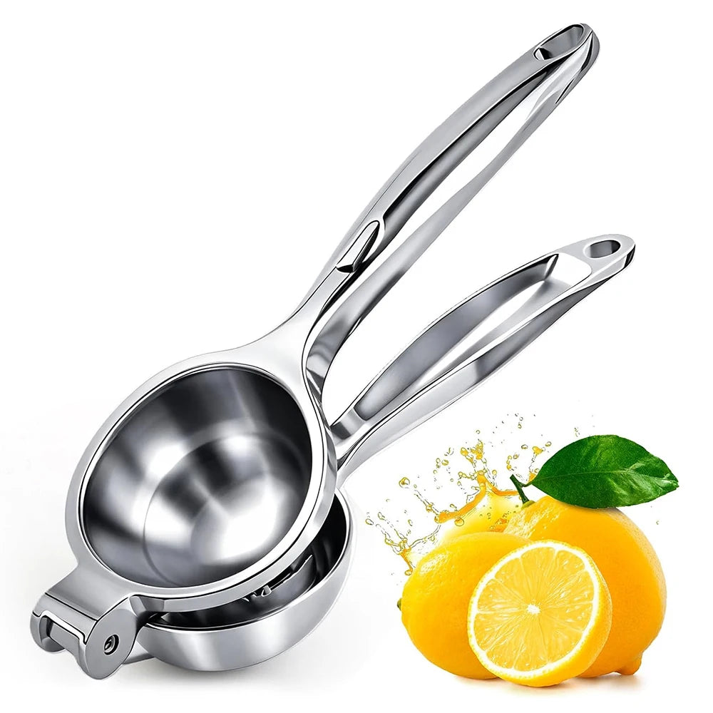 Citrona citrus press with a halved lemon