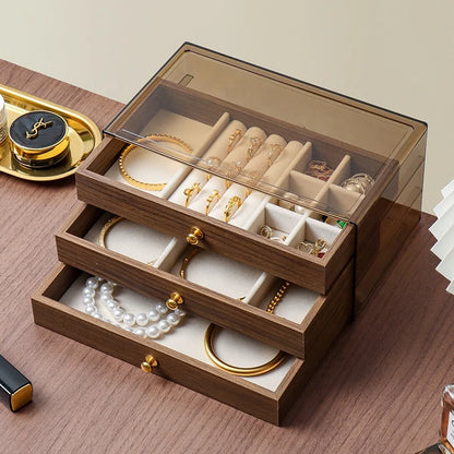 Bijora - Three-Drawer Jewelry Organizer Box