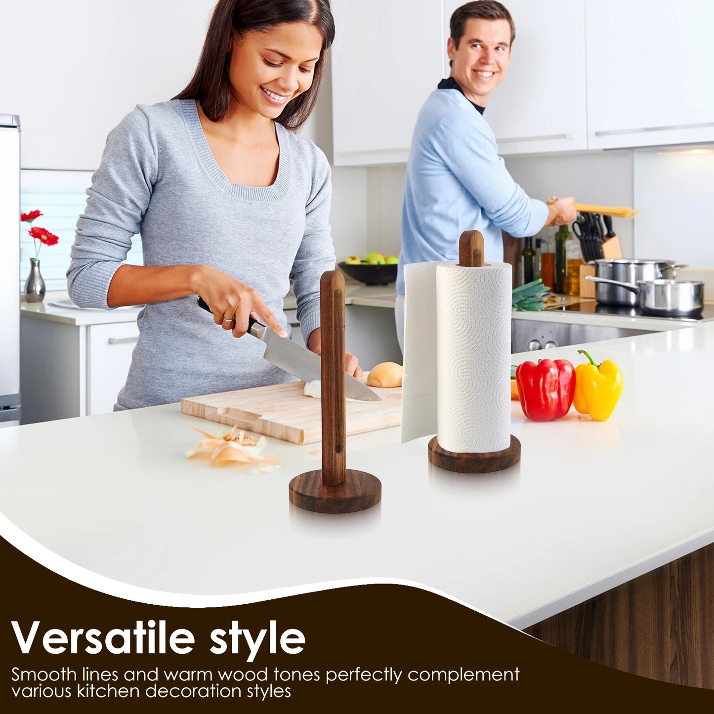Spoolix - Standing Countertop Roll Dispenser