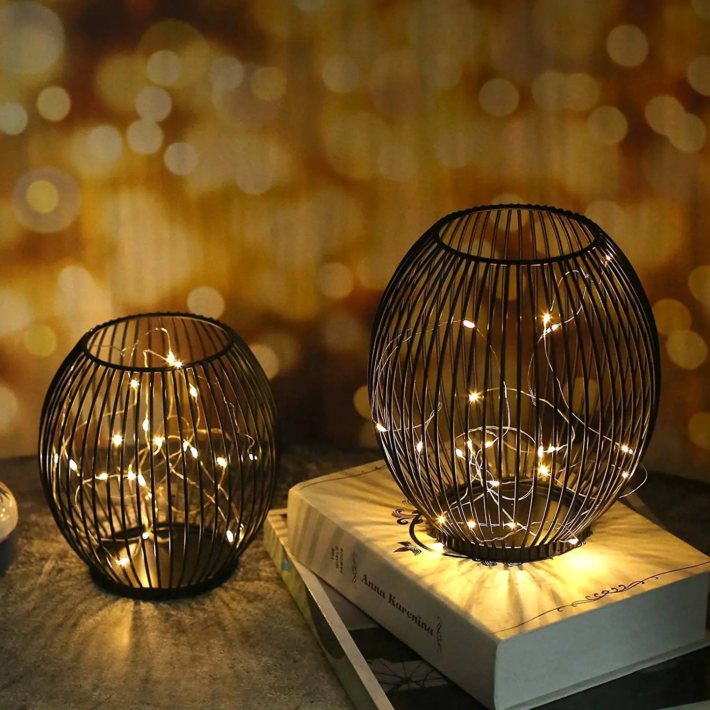 Ferrona - Wire Cage Candle Lantern