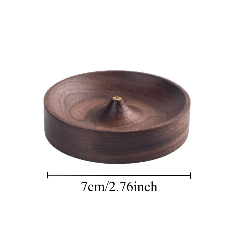 Ashora - Walnut Incense Holder with Ash Catcher