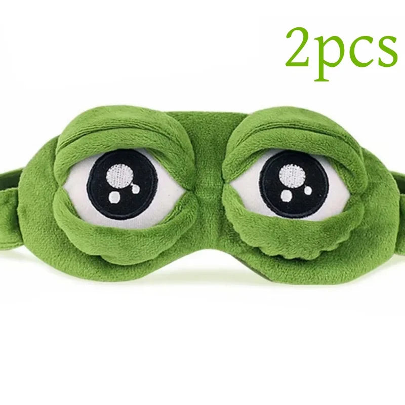 Ribbet - Plush Frog Sleep Mask — Set of Two