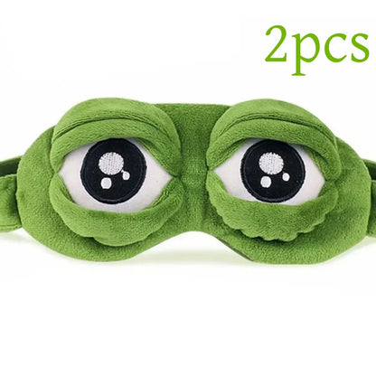Ribbet - Plush Frog Sleep Mask — Set of Two