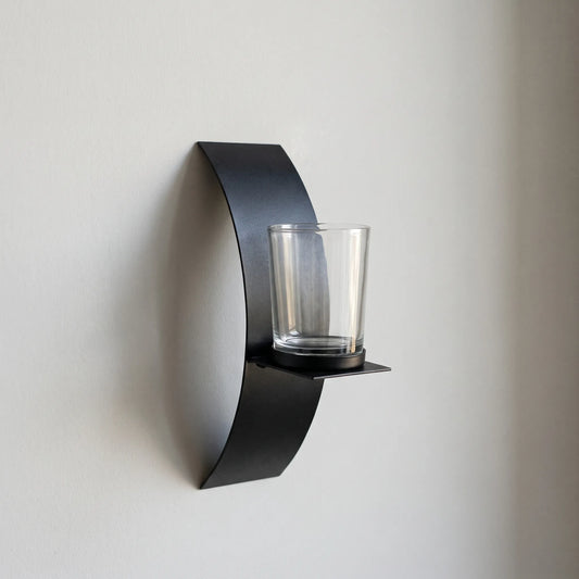 Sconcia - Modern Curved Wall Candle Holder