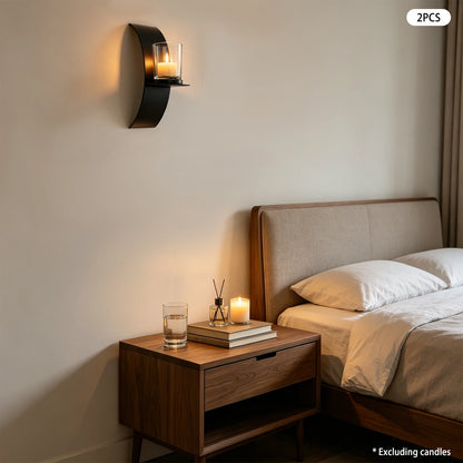 Sconcia - Modern Curved Wall Candle Holder