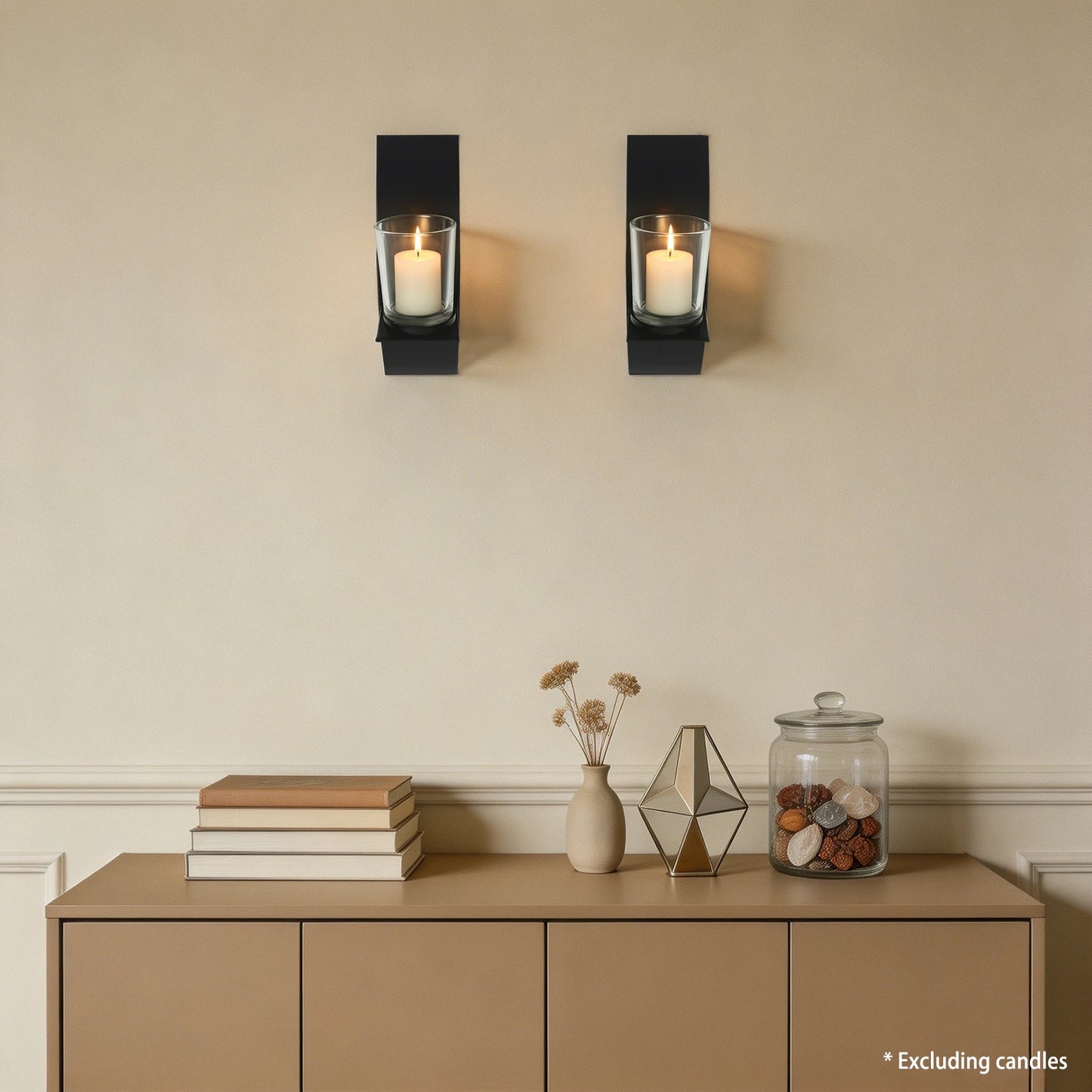 Sconcia - Modern Curved Wall Candle Holder