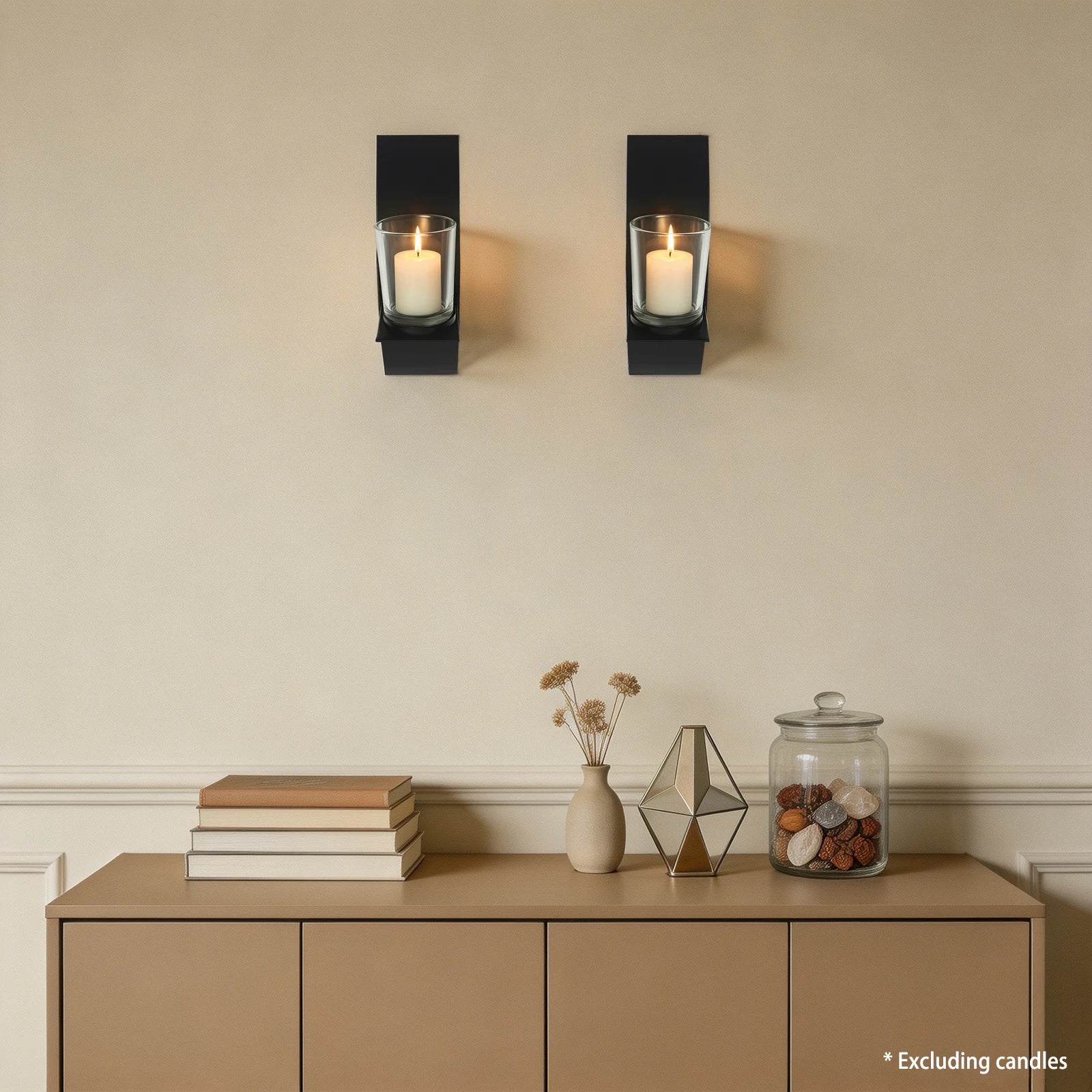Sconcia - Modern Curved Wall Candle Holder