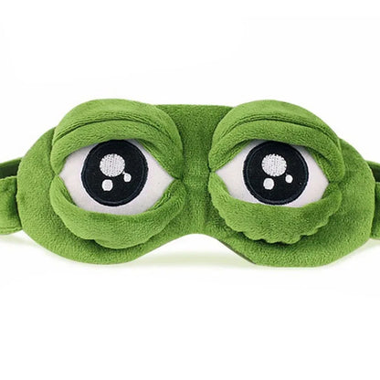 Ribbet - Plush Frog Sleep Mask — One Mask