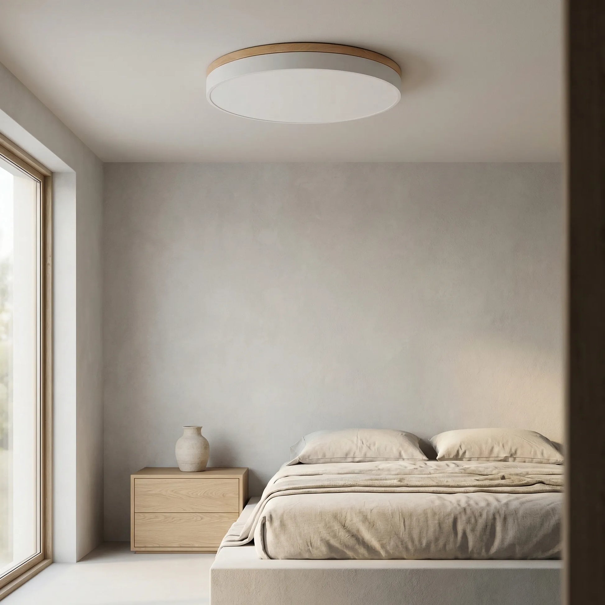 Serenveil - Flush-Mount Circular Ceiling Light