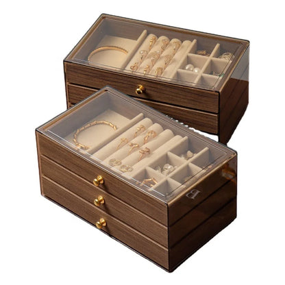 Bijora - Three-Drawer Jewelry Organizer Box