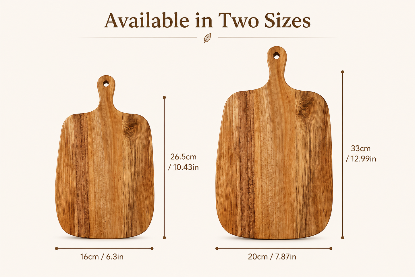 Slicera - Natural Grain Rectangular Cutting Board