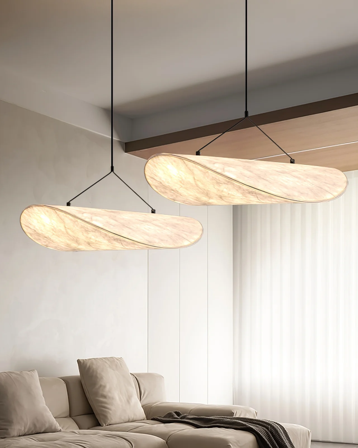Solandra - Japandi-Style Sculptural Pendant Lighting