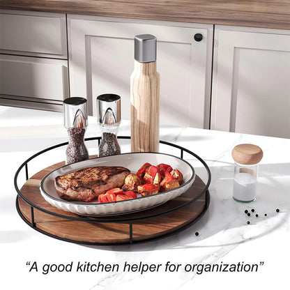 SpinTidy - Circular Rotating Kitchen Countertop Organizer