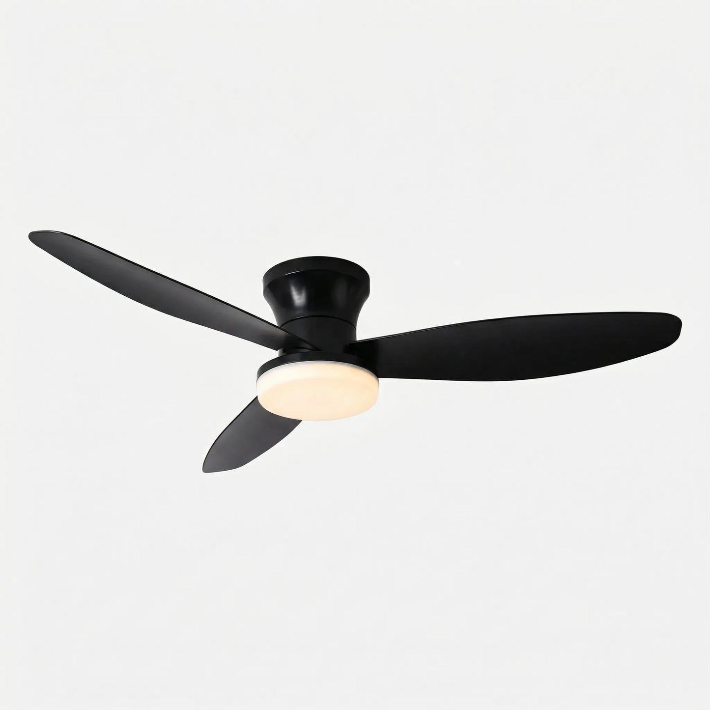 Spindrift - 3-Blade Flush-Mount Ceiling Fan With Light