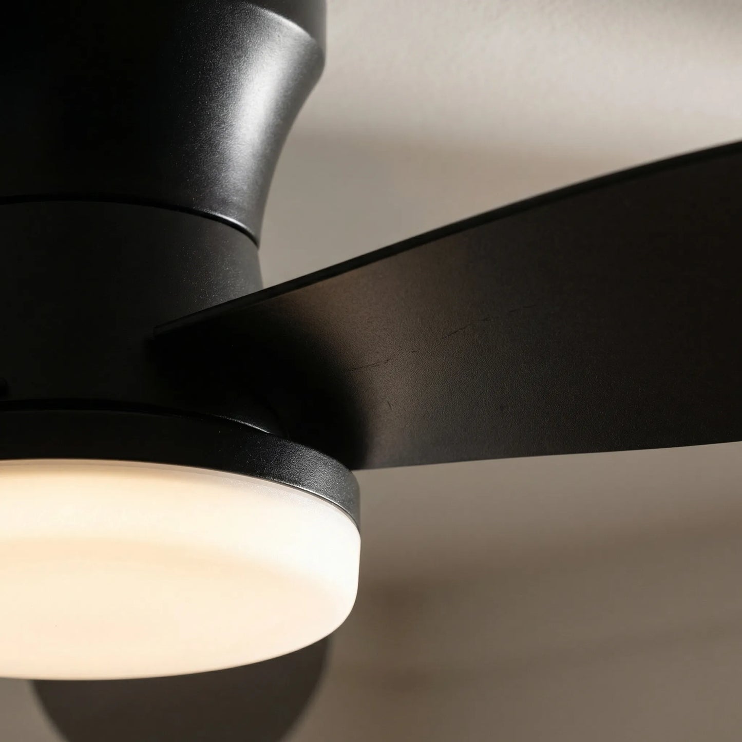 Spindrift - 3-Blade Flush-Mount Ceiling Fan With Light