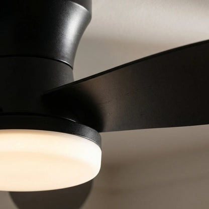 Spindrift - 3-Blade Flush-Mount Ceiling Fan With Light