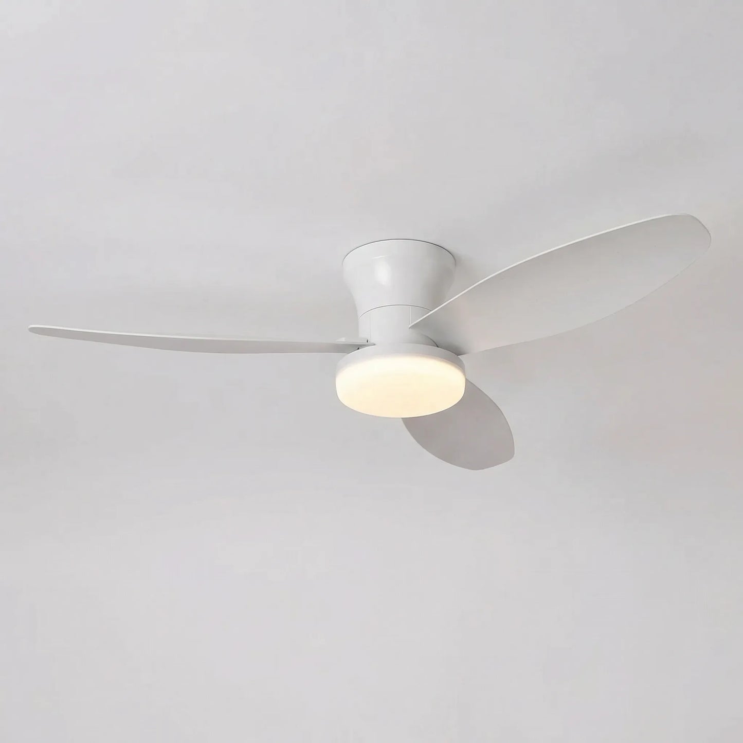 Spindrift - 3-Blade Flush-Mount Ceiling Fan With Light