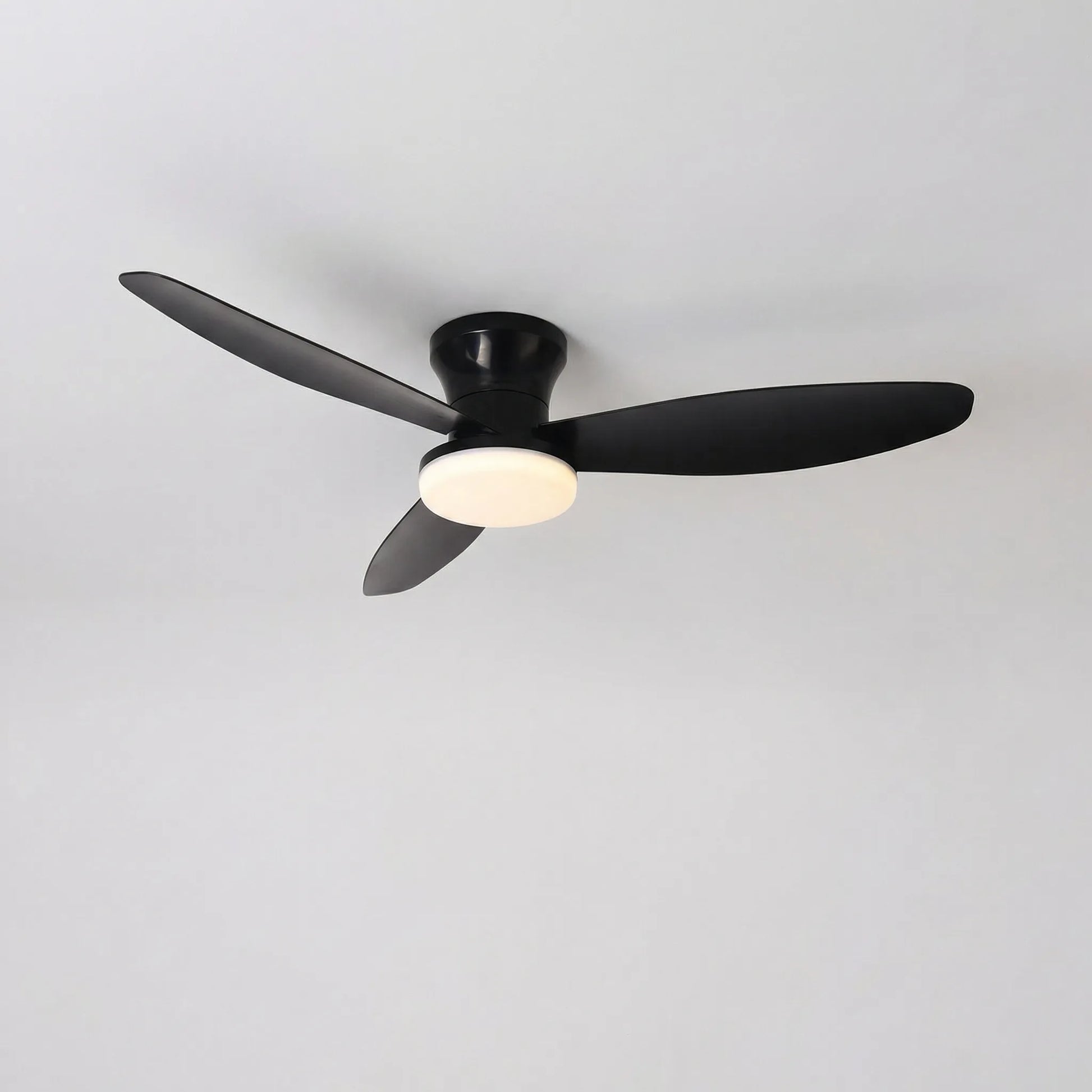 Spindrift - 3-Blade Flush-Mount Ceiling Fan With Light