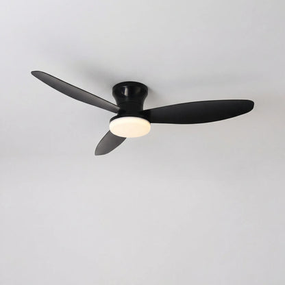 Spindrift - 3-Blade Flush-Mount Ceiling Fan With Light