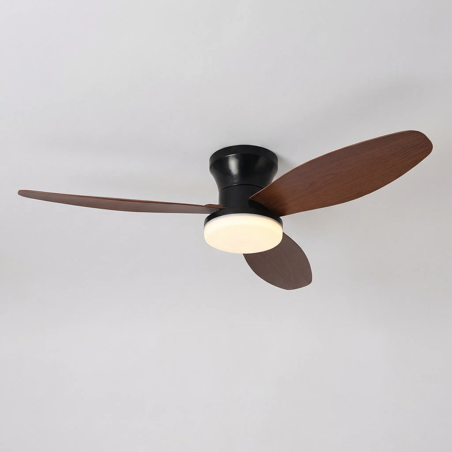 Spindrift - 3-Blade Flush-Mount Ceiling Fan With Light