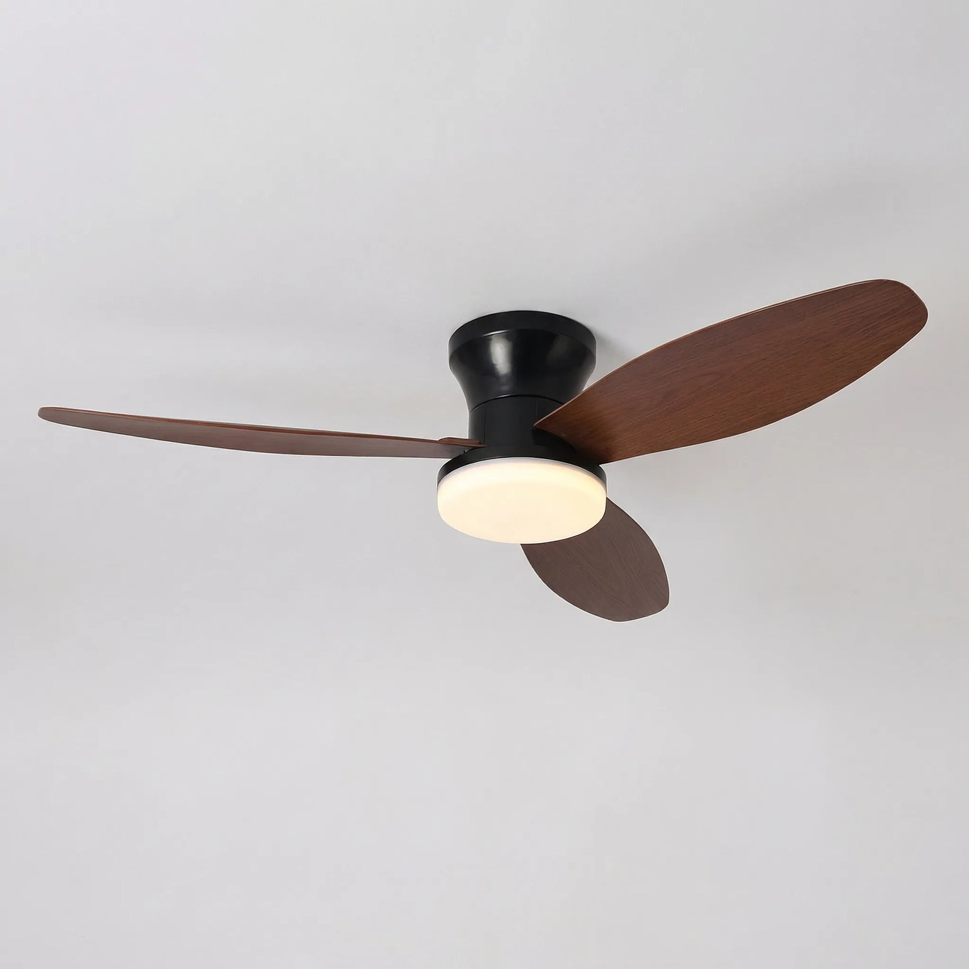 Spindrift - 3-Blade Flush-Mount Ceiling Fan With Light