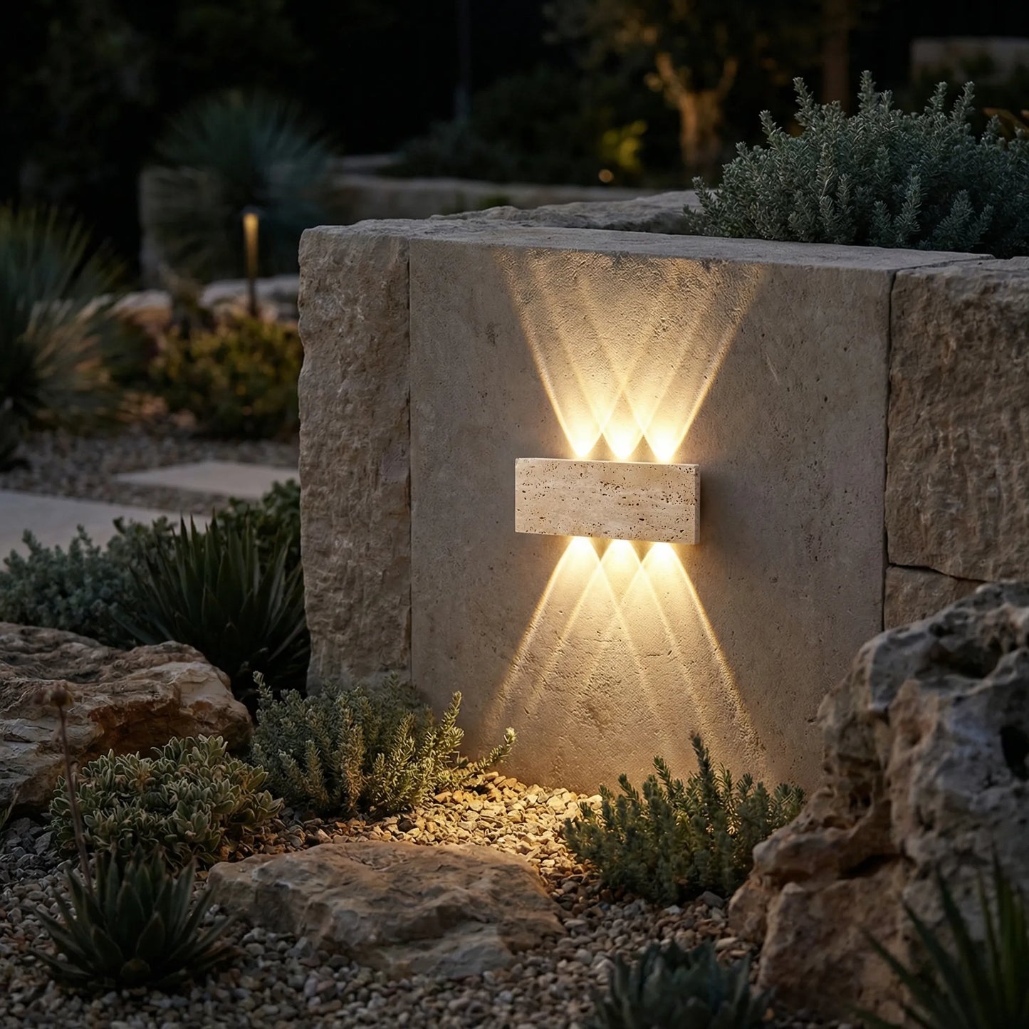 Stonecroft - Wabi-Sabi Style LED Wall Sconce