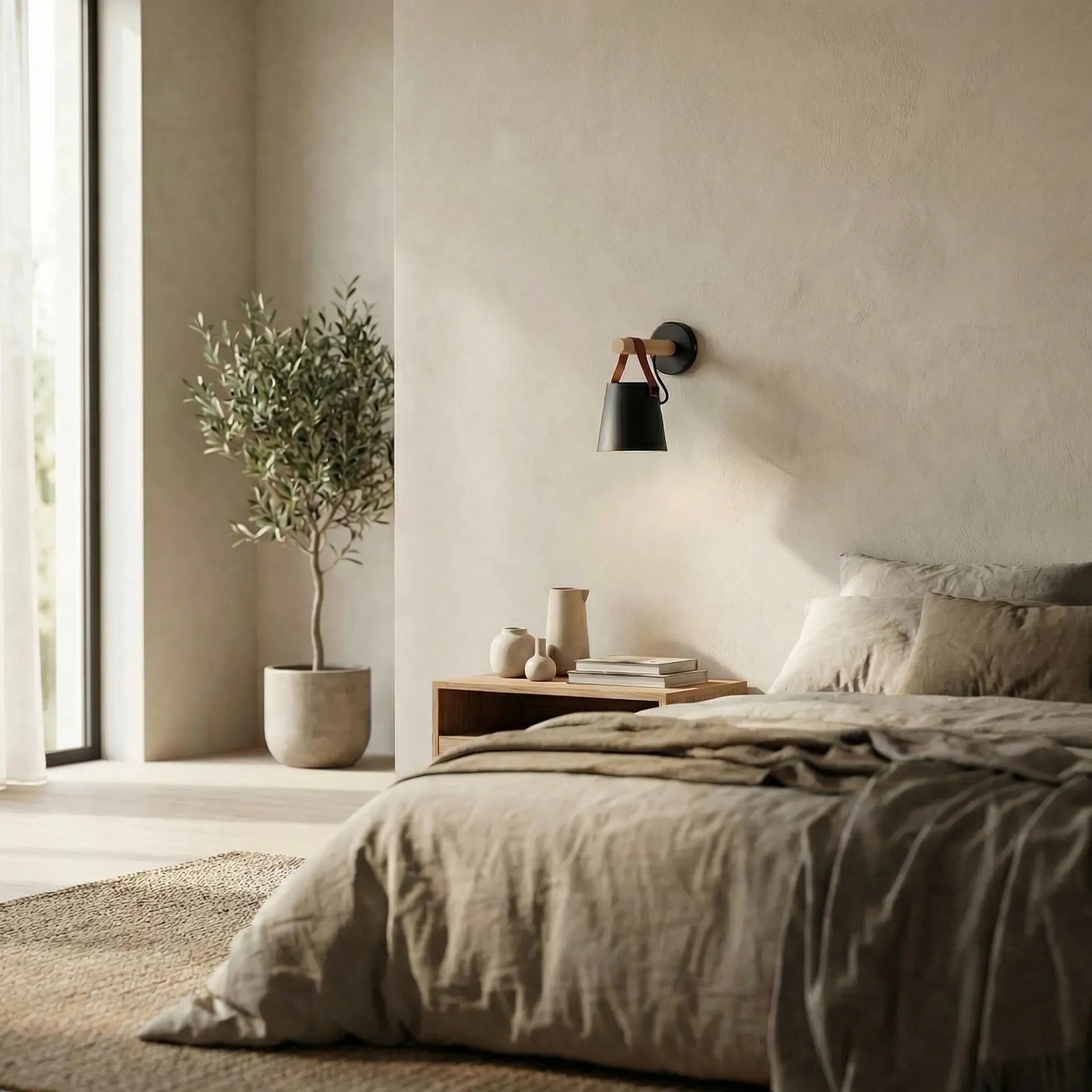 Strappello - Suspended Shade Wall-Mounted Light