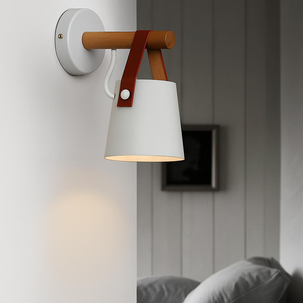 Strappello - Suspended Shade Wall-Mounted Light