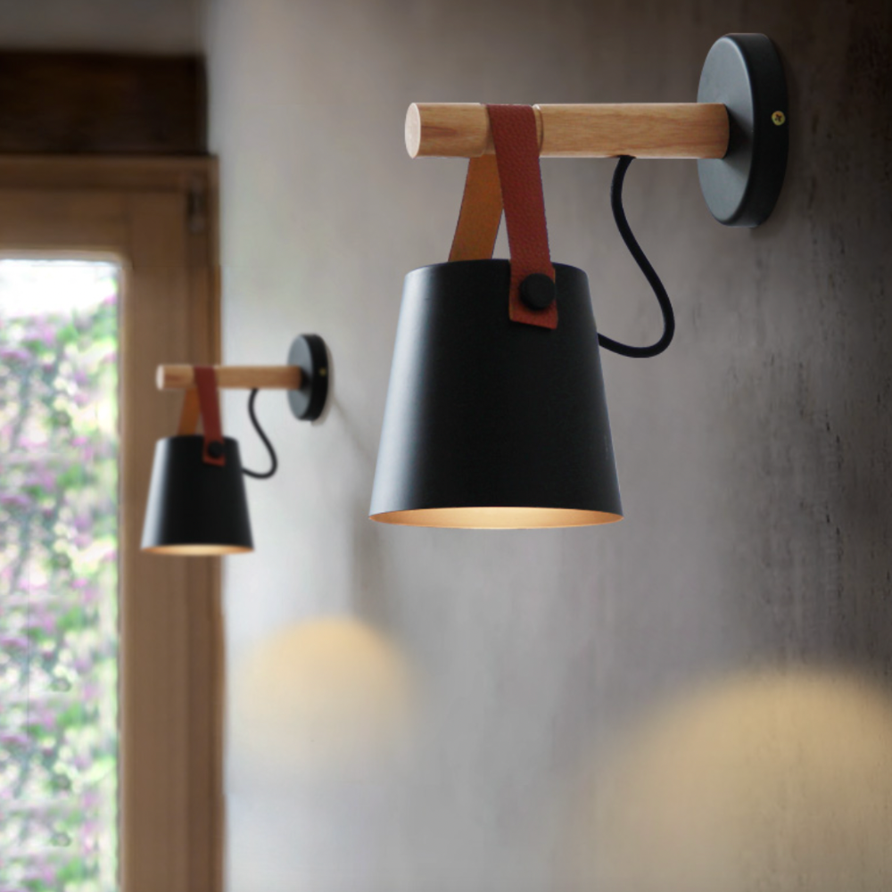 Strappello - Suspended Shade Wall-Mounted Light