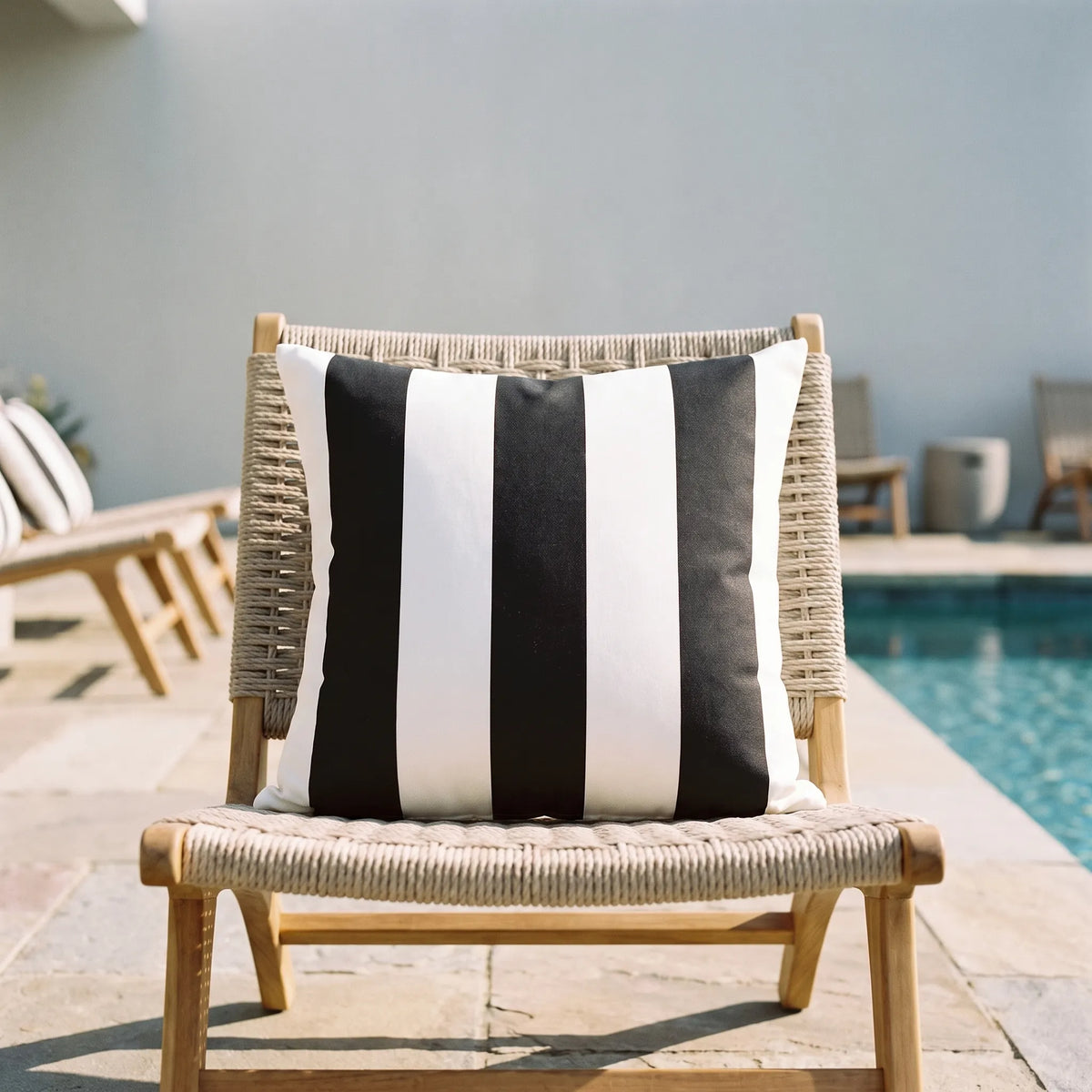 StripeVibe - Striped Outdoor Pillow Cover
