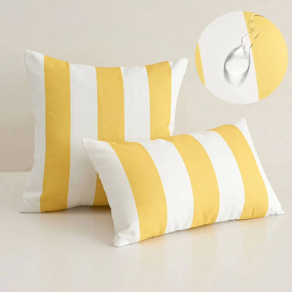 StripeVibe - Striped Outdoor Pillow Cover