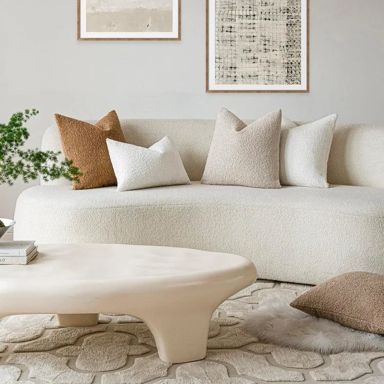 Tactila - Textured Square Throw Pillow Cover