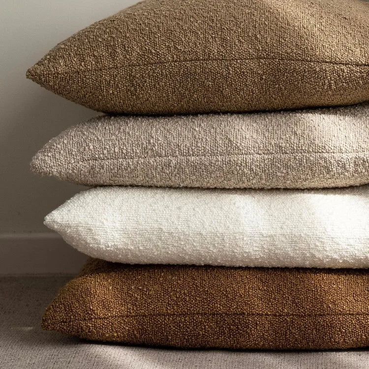 Tactila - Textured Square Throw Pillow Cover
