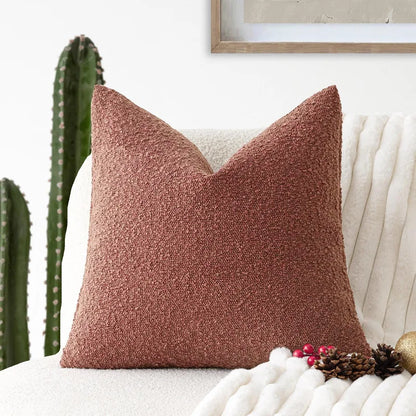 Tactila - Textured Square Throw Pillow Cover