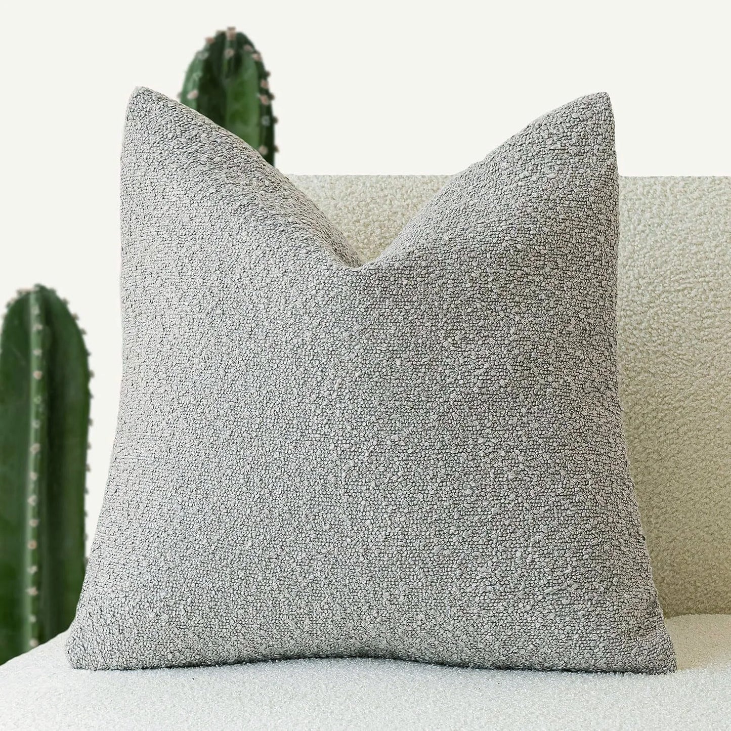 Tactila - Textured Square Throw Pillow Cover