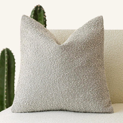 Tactila - Textured Square Throw Pillow Cover