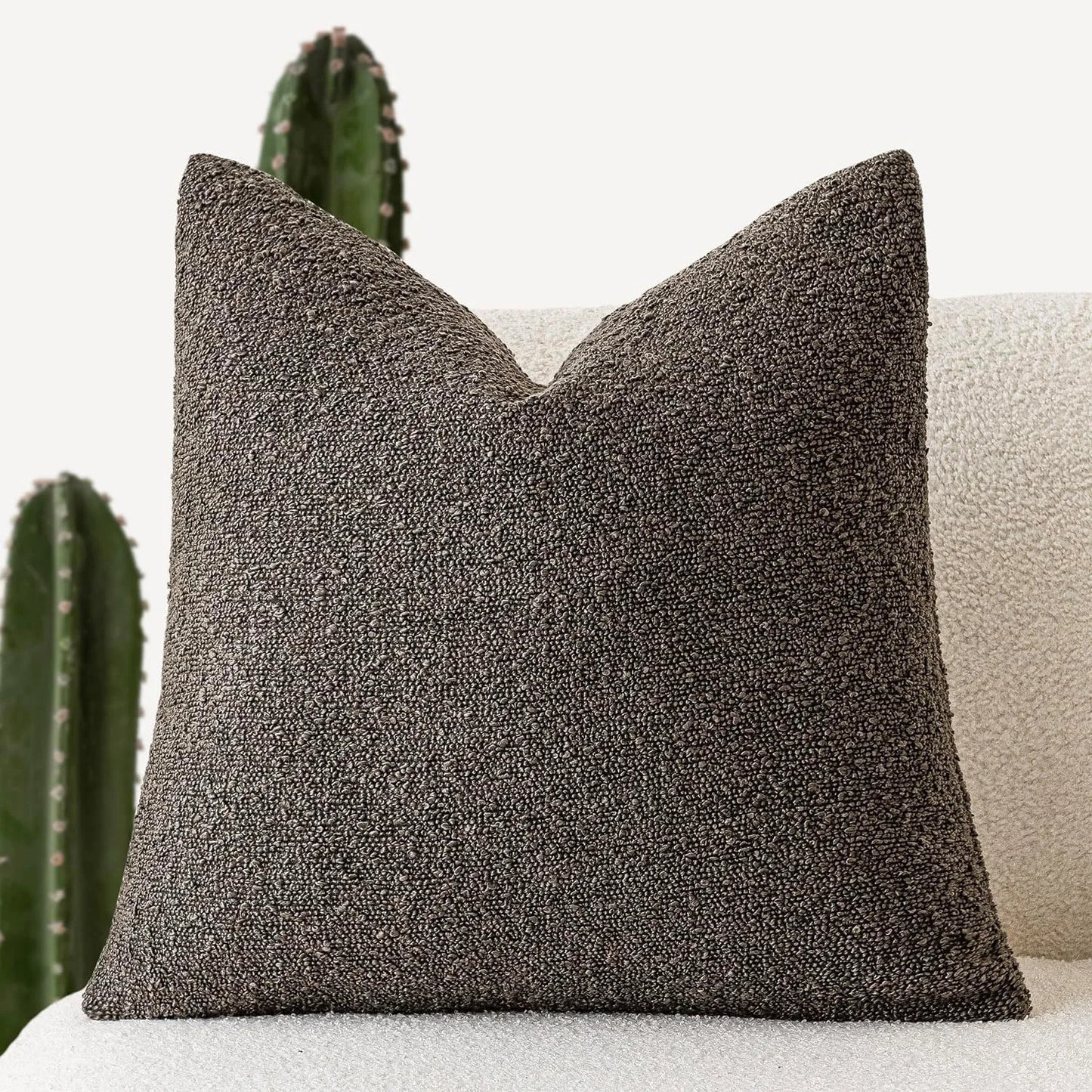 Tactila - Textured Square Throw Pillow Cover