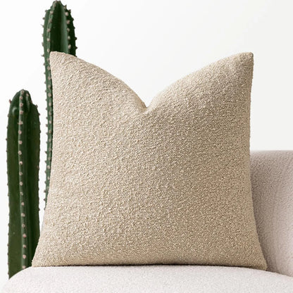 Tactila - Textured Square Throw Pillow Cover