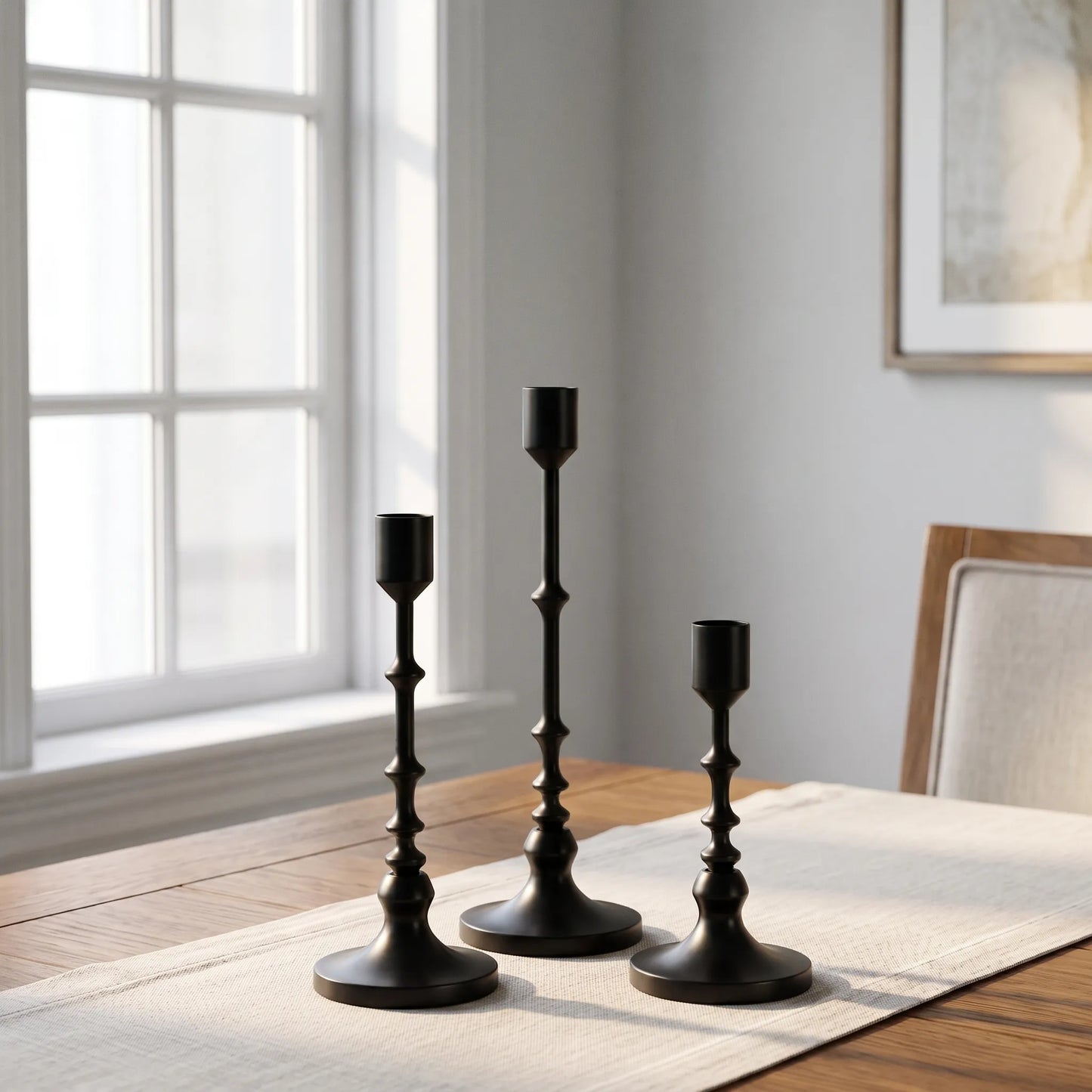 Taperis - Staggered Bullet Stem Taper Candle Holder