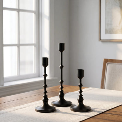 Taperis - Staggered Bullet Stem Taper Candle Holder
