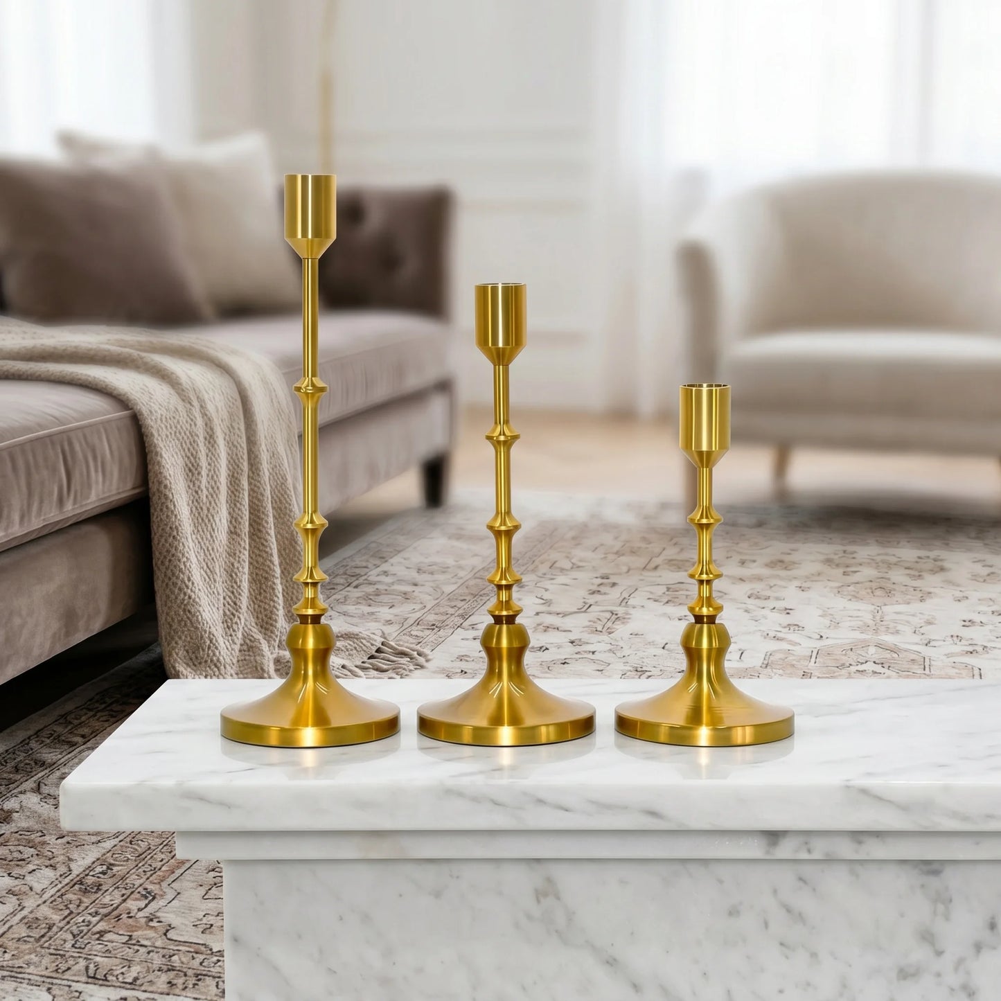 Taperis - Staggered Bullet Stem Taper Candle Holder