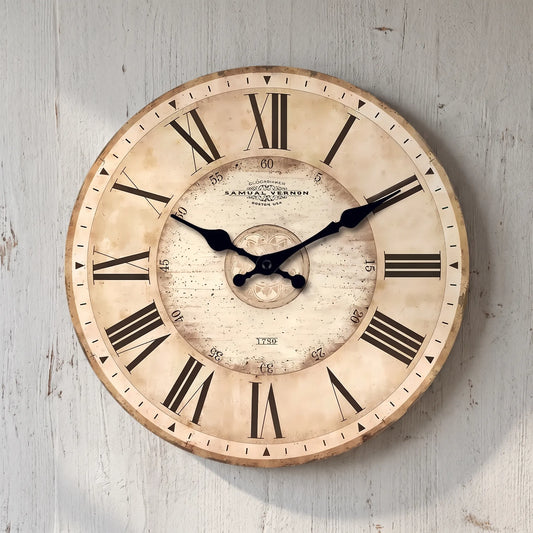 Temporia - Vintage Round Wall Clock