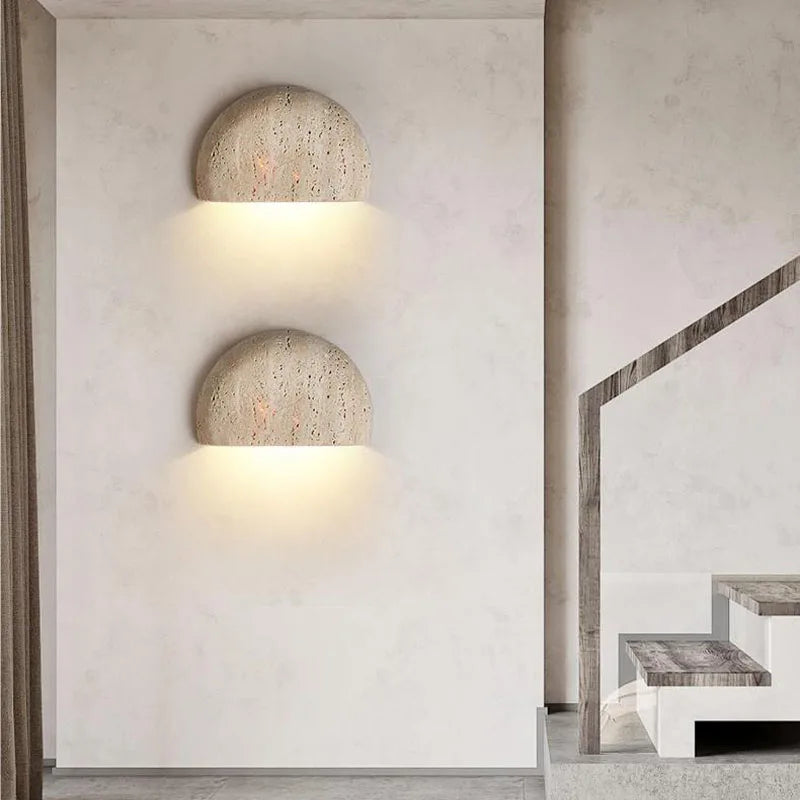 Terrath - Half-Dome Textured Wall Sconce