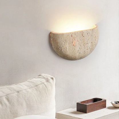 Terrath - Half-Dome Textured Wall Sconce